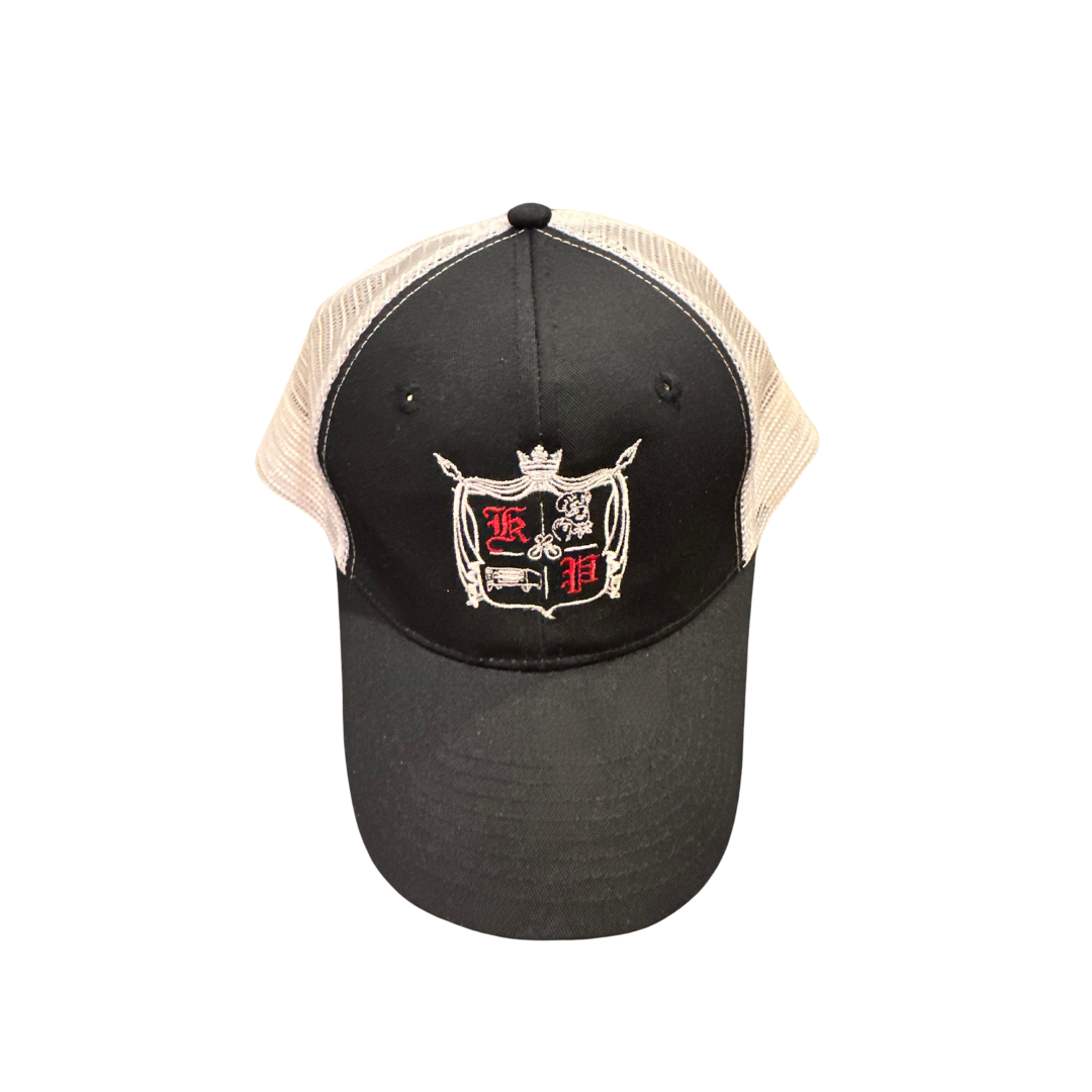 Black and White Krispy Trucker Hat