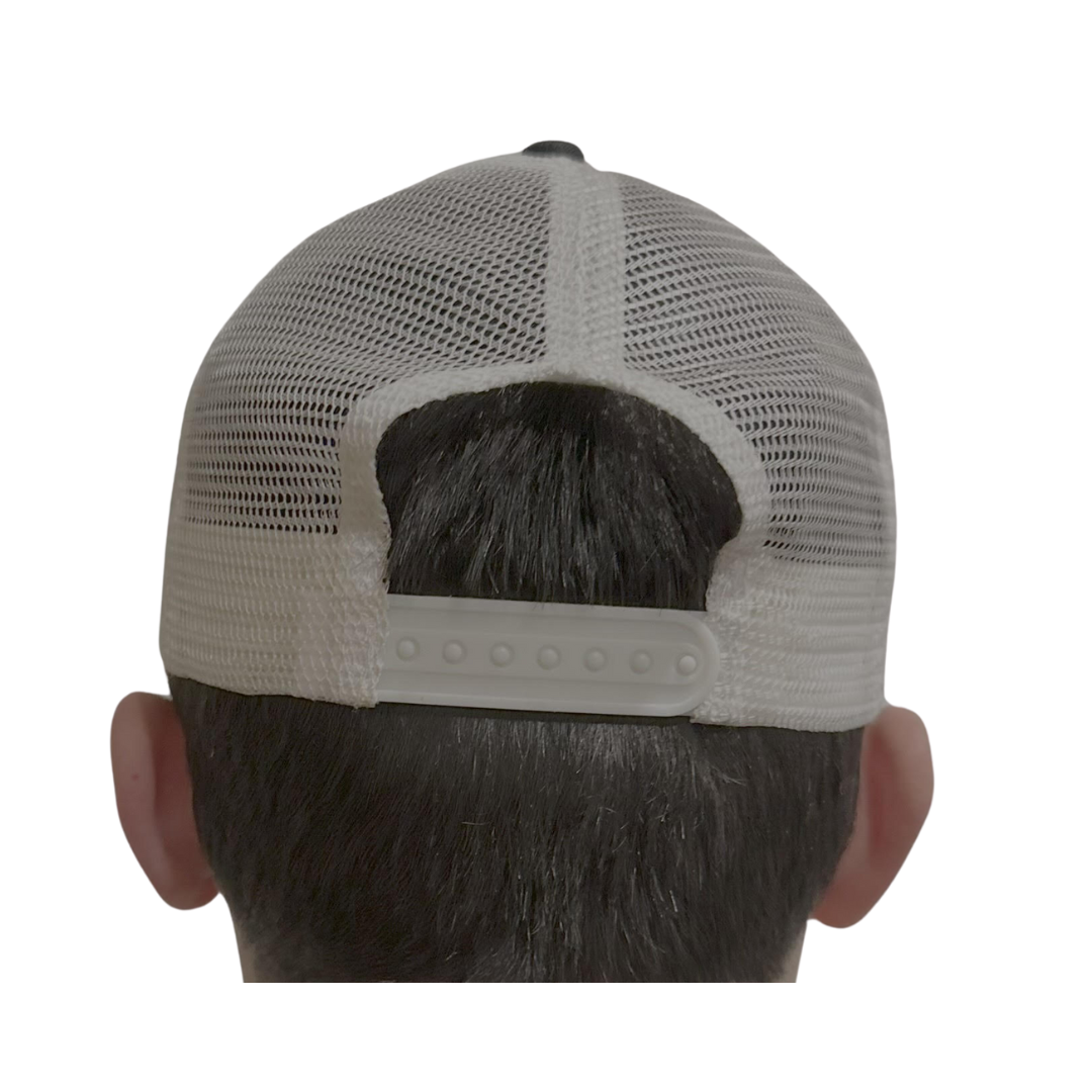 Black and White Krispy Trucker Hat