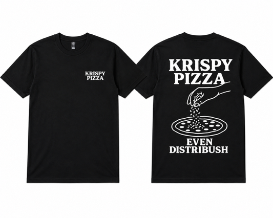 Even Distribush Black T-Shirt