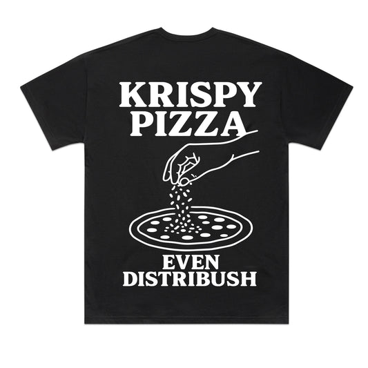 Even Distribush Black T-Shirt